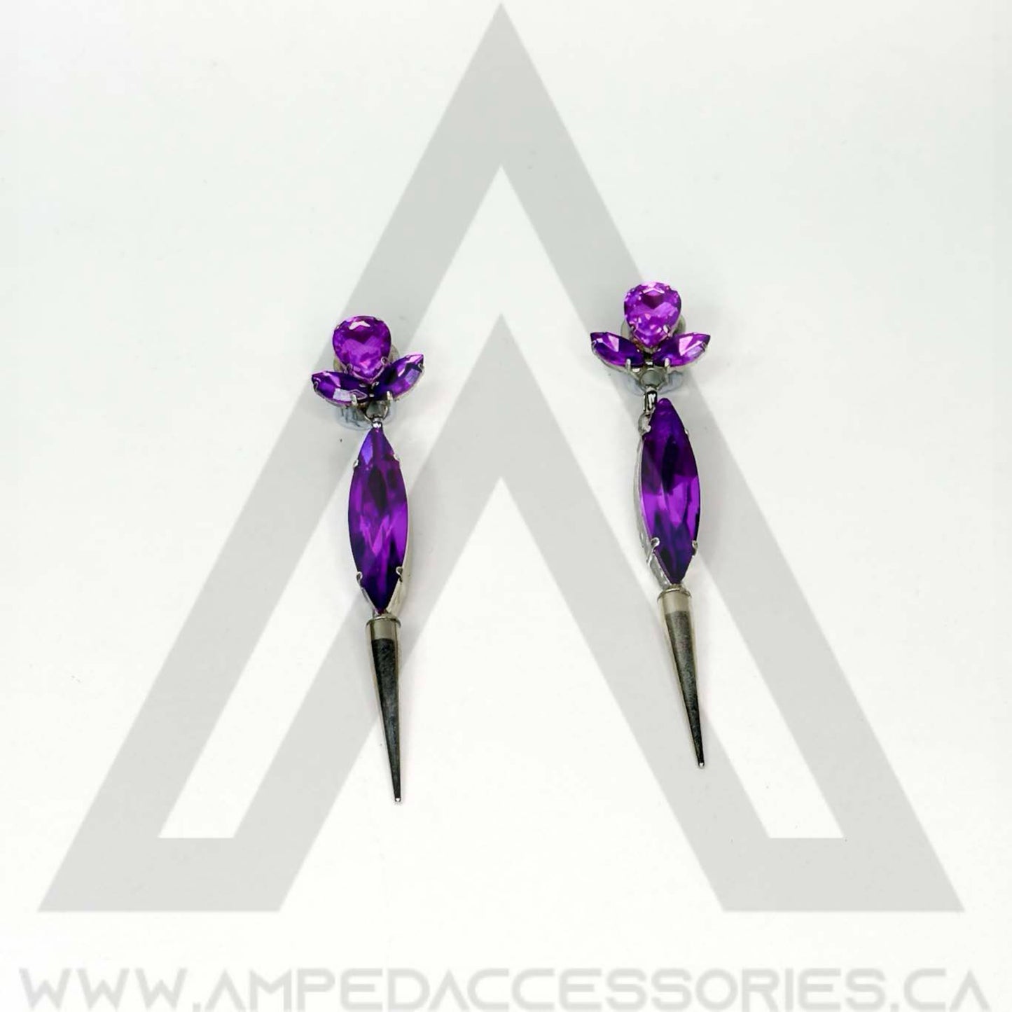Purple Earrings