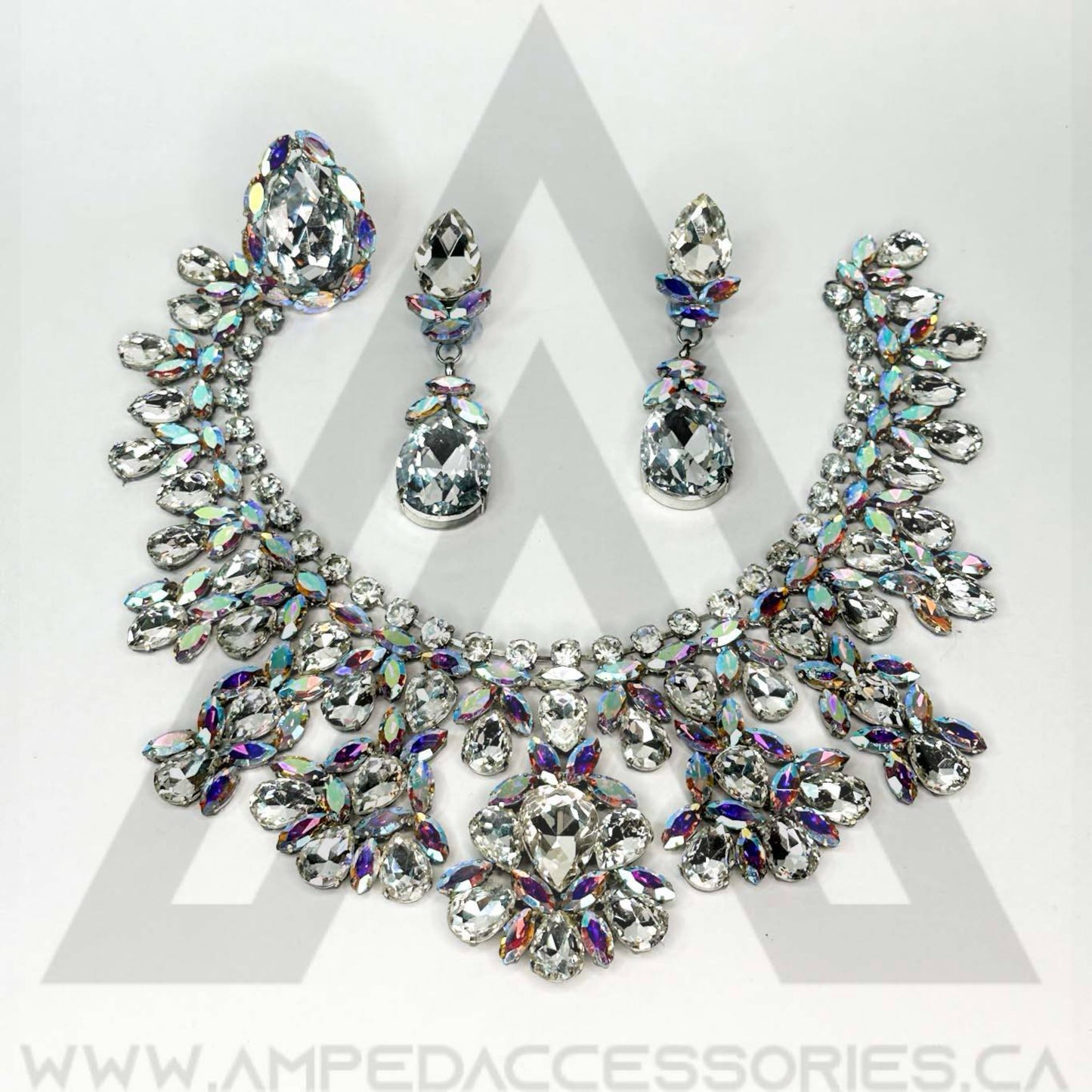 Clear & AB Necklace Sets