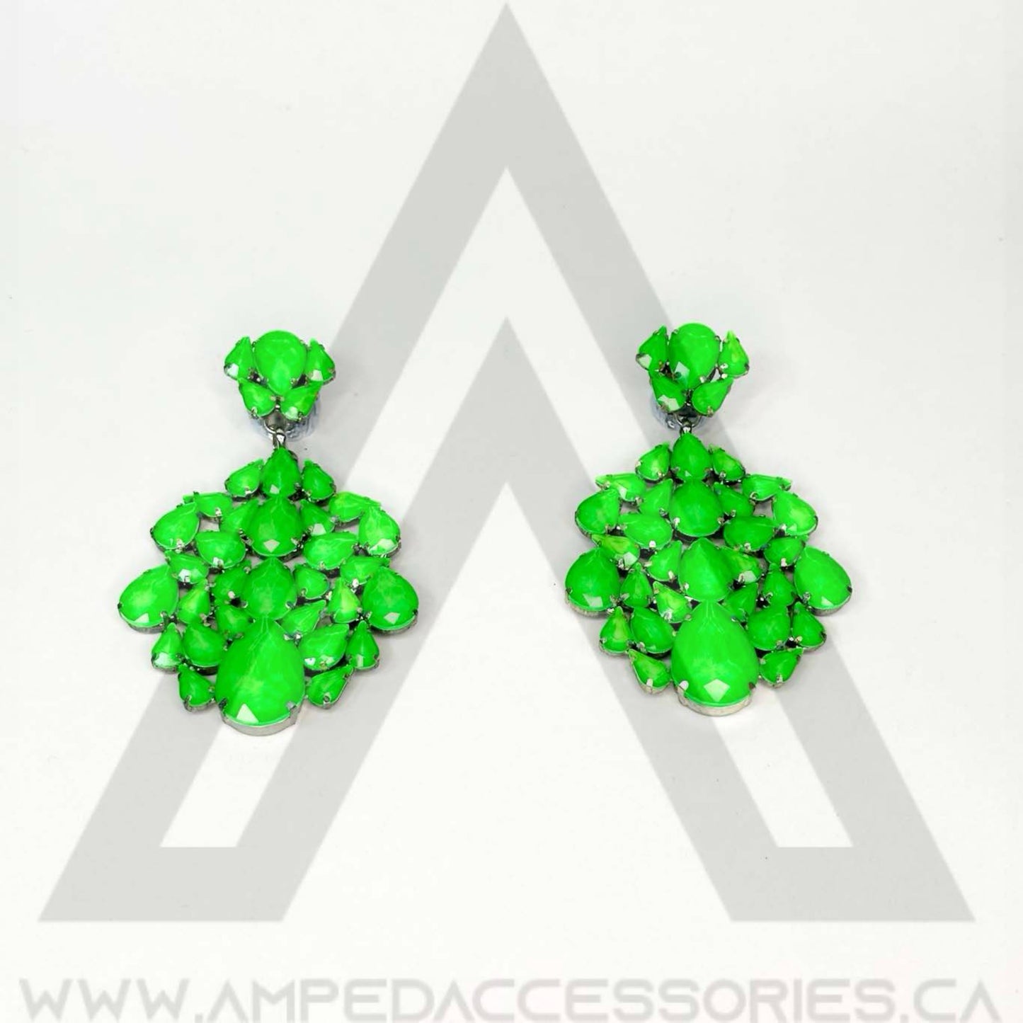 Lime & Neon Green Earrings