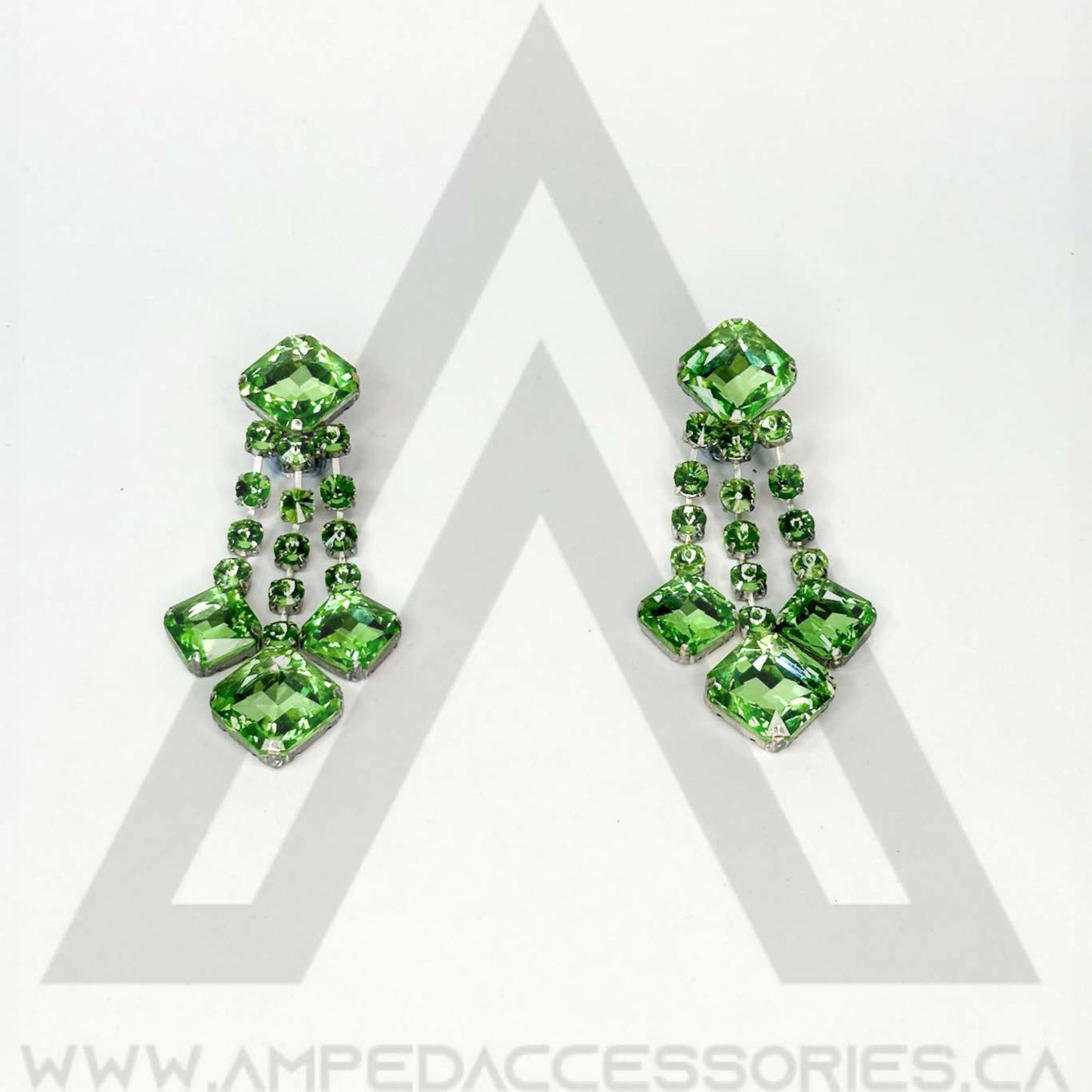 Peridot Green Earrings