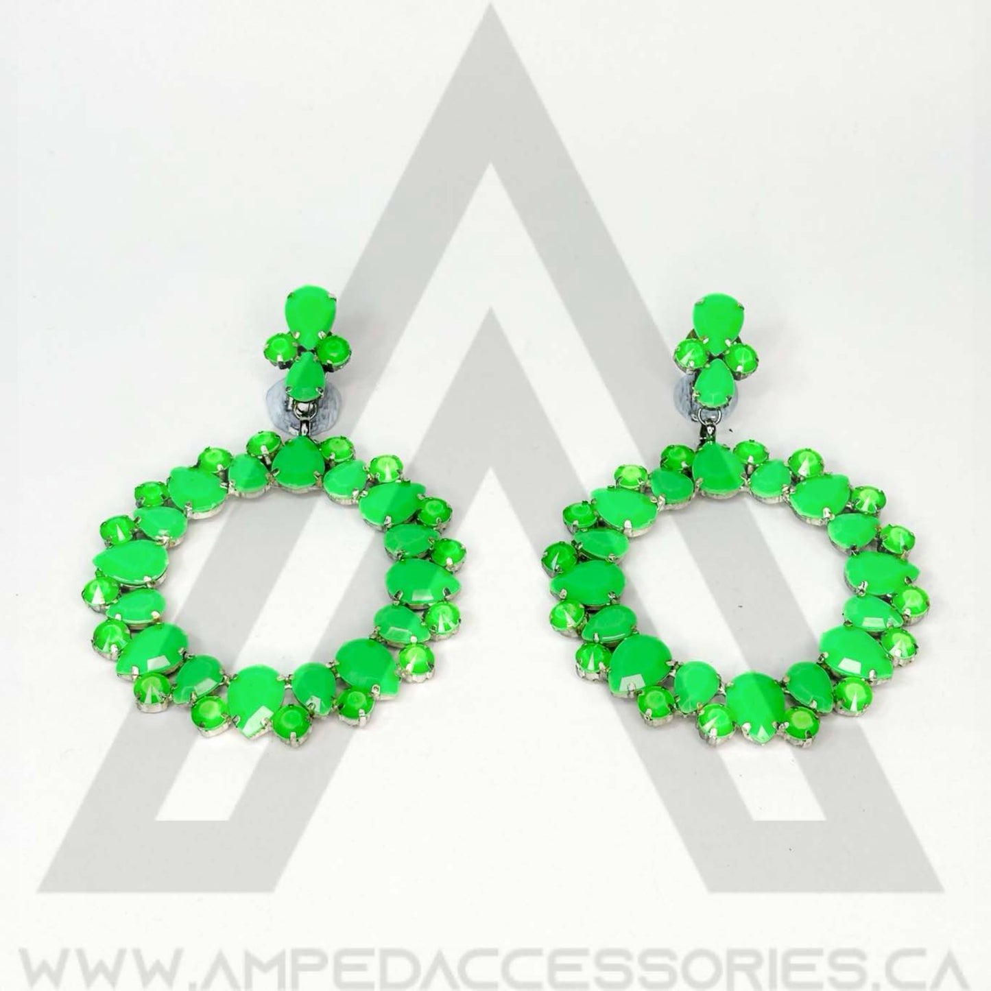 Lime & Neon Green Earrings