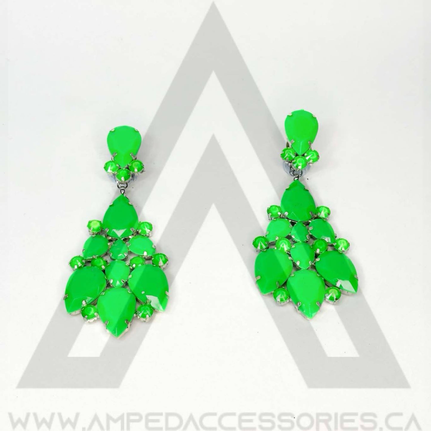 Lime & Neon Green Earrings