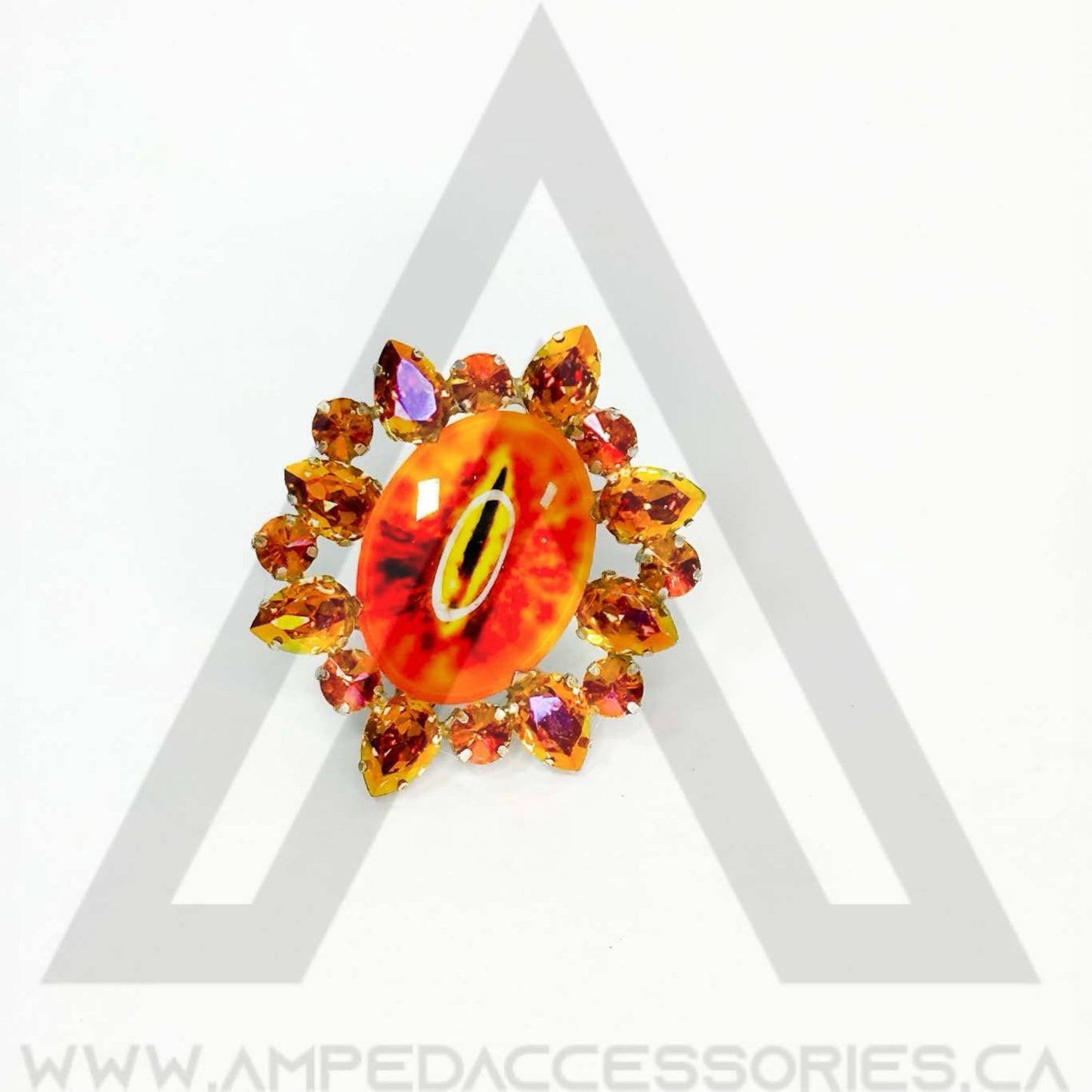 Bronzed Orange Rings