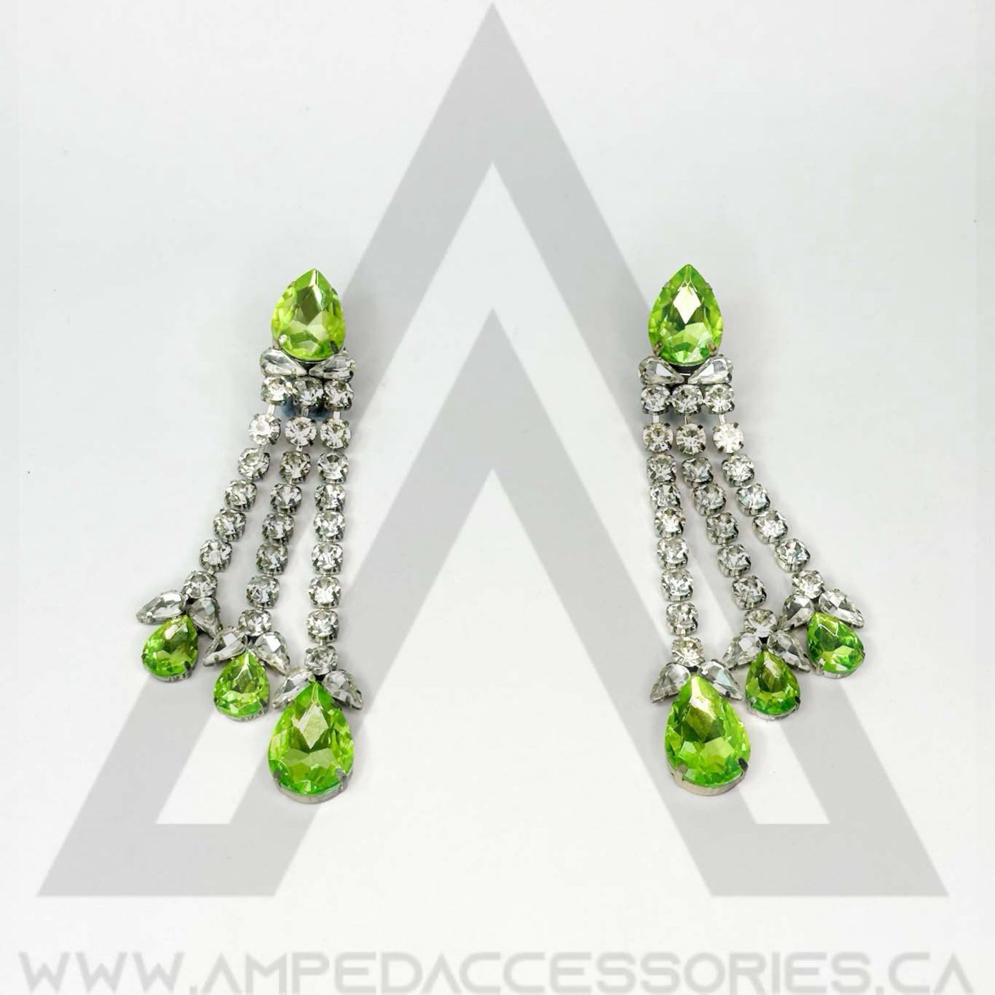 Lime & Neon Green Earrings