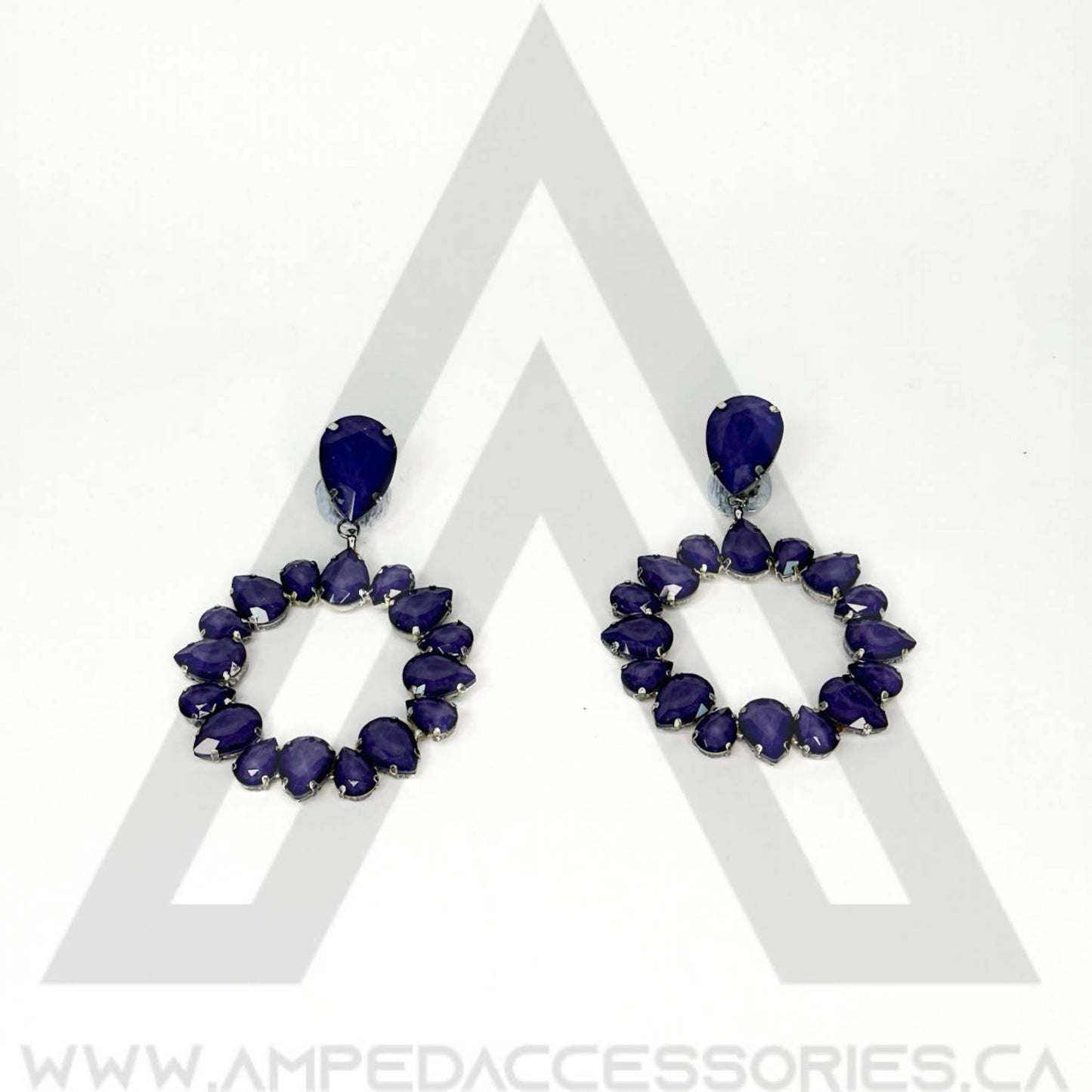 Purple Earrings