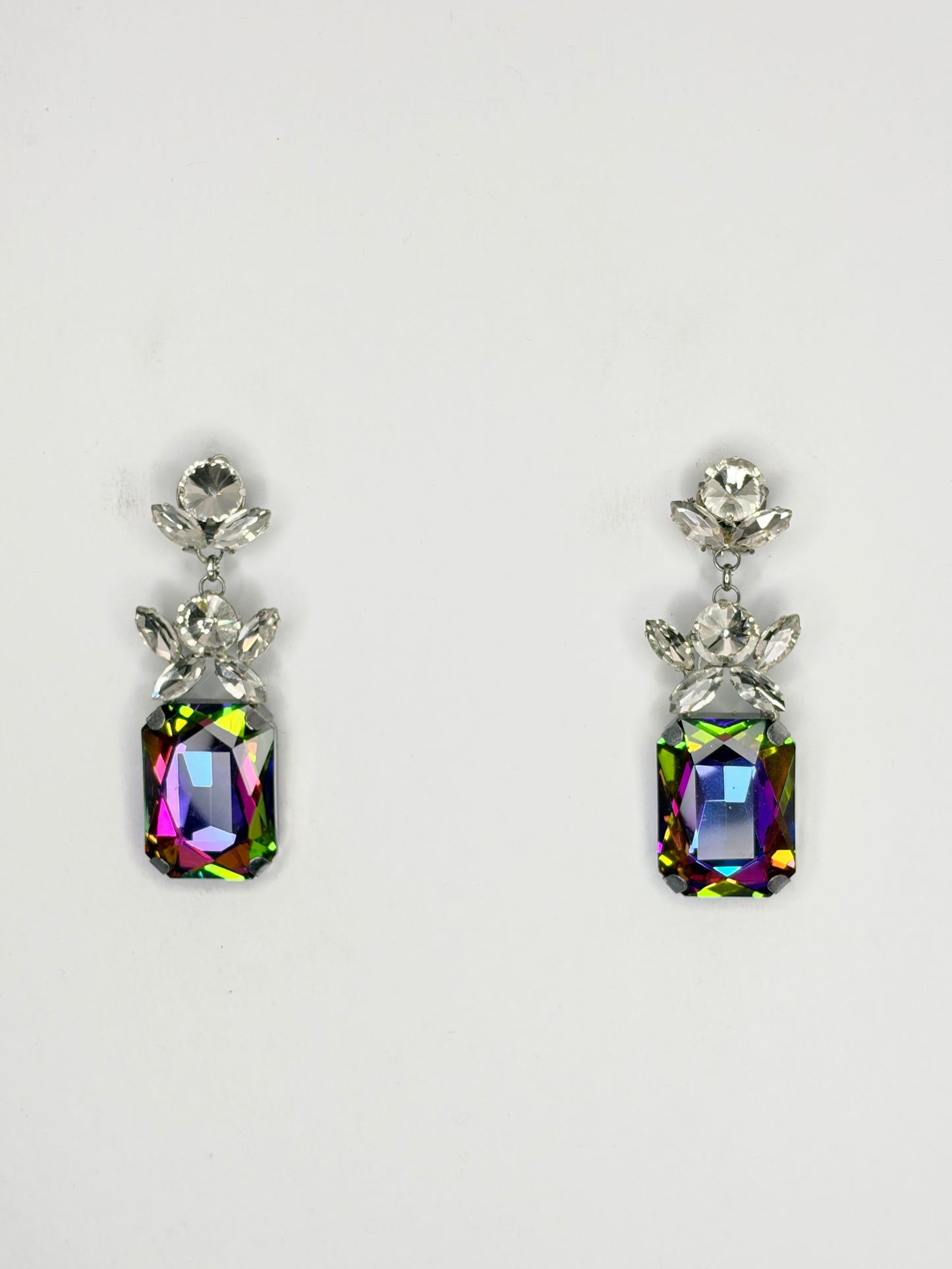 NEW Large Stone Cocktail Earrings (Multiple Colors Available)