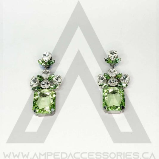 Peridot Green Earrings