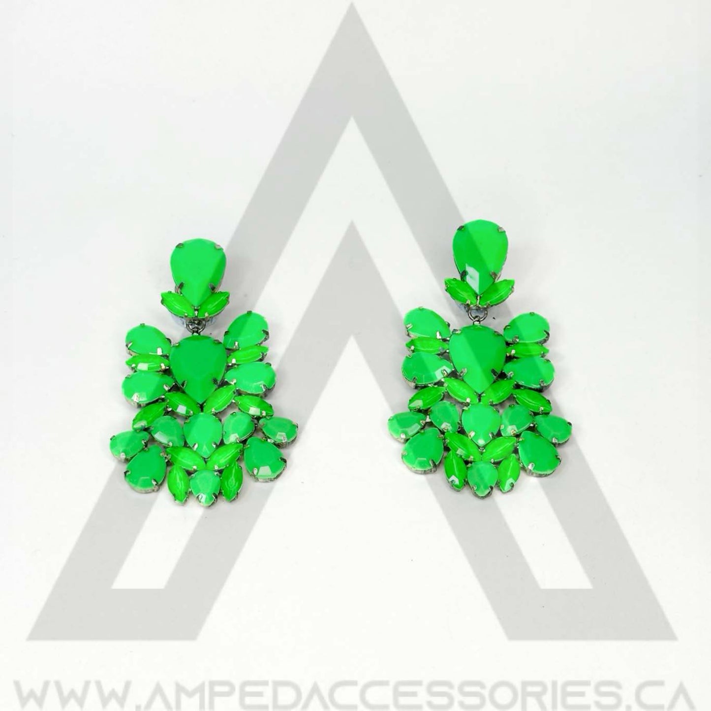Lime & Neon Green Earrings