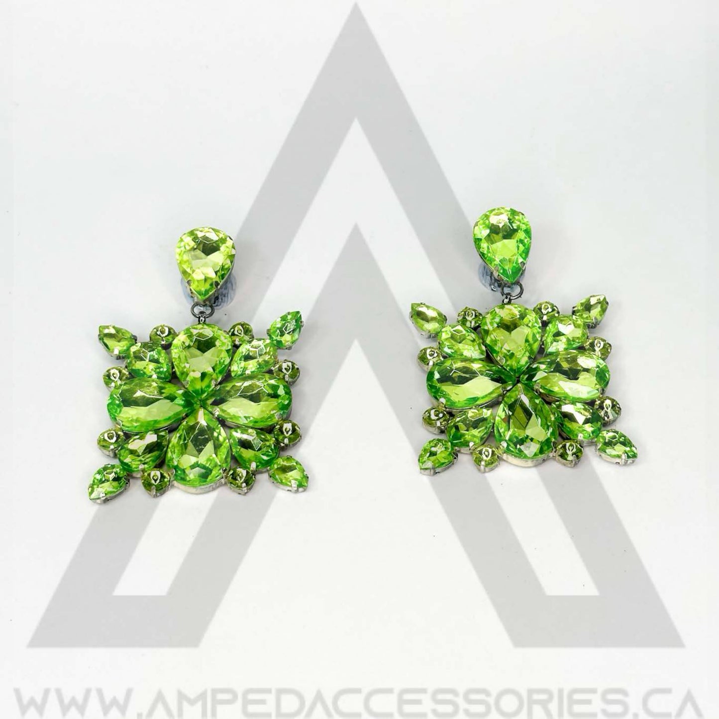 Lime & Neon Green Earrings