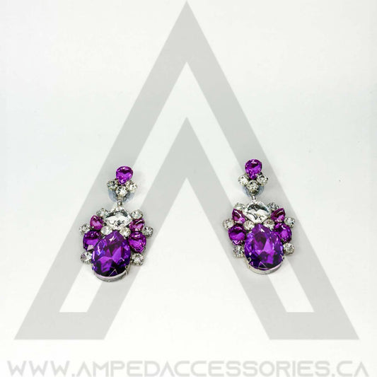 Purple Earrings