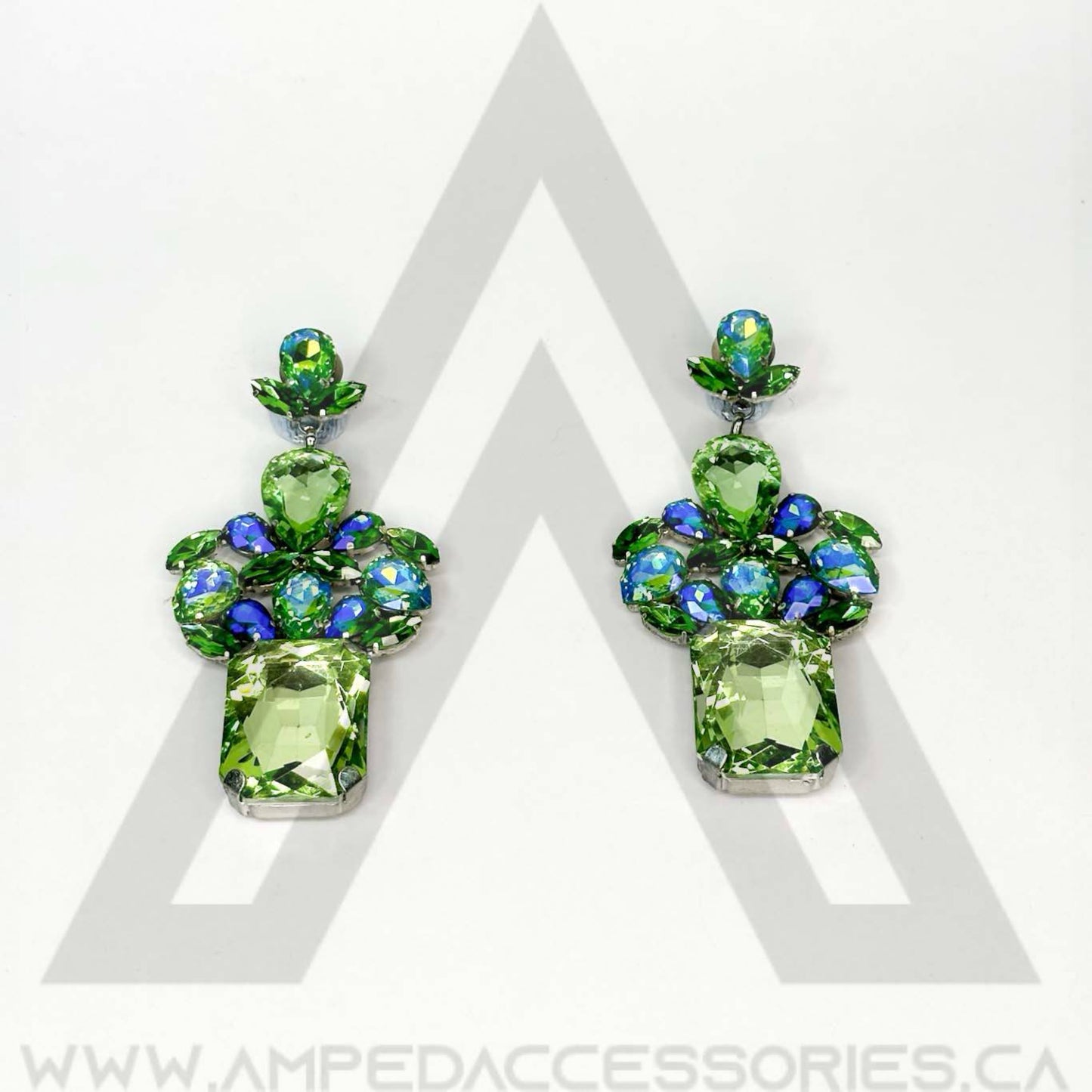 Peridot Green Earrings