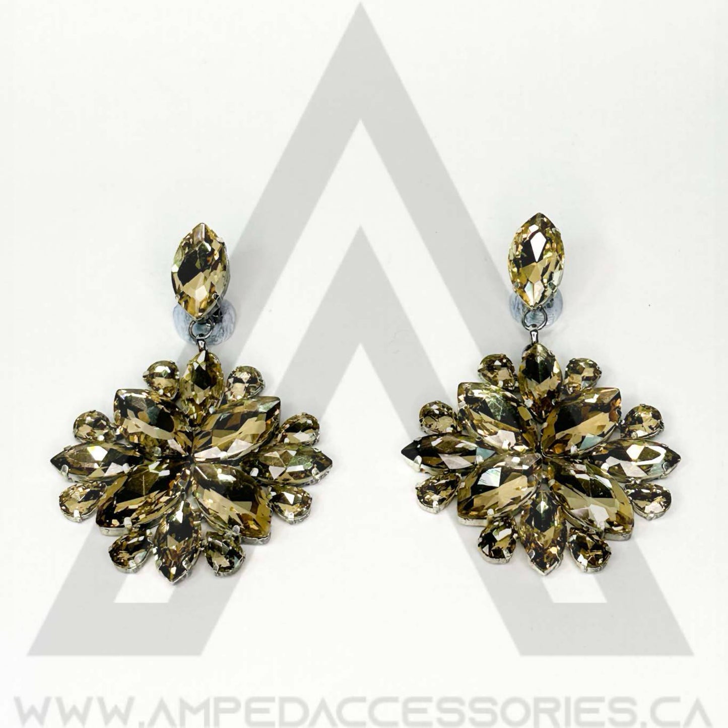 Smoked Topaz Earrings