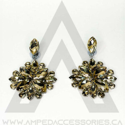 Smoked Topaz Earrings