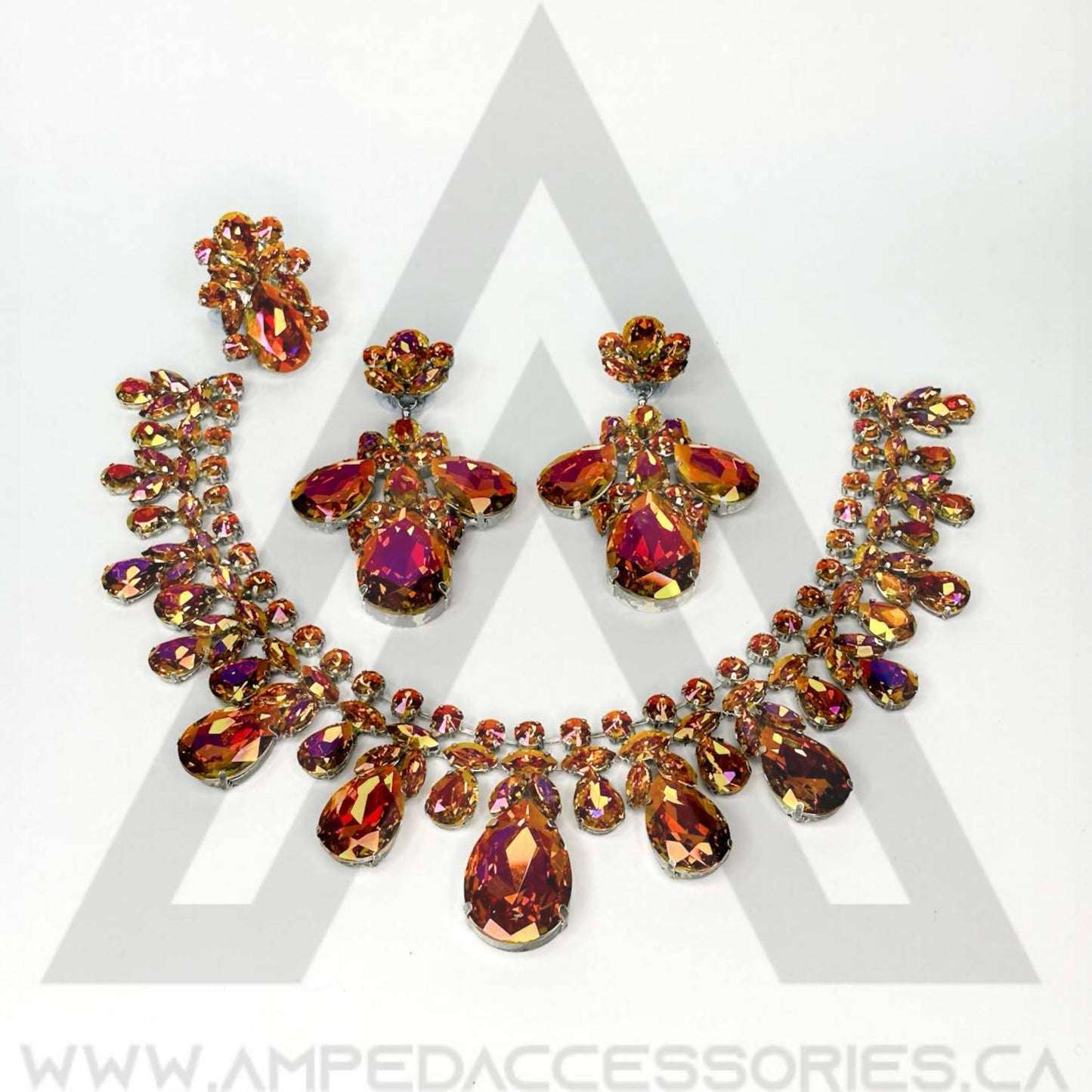 Bronzed Orange Necklace Sets