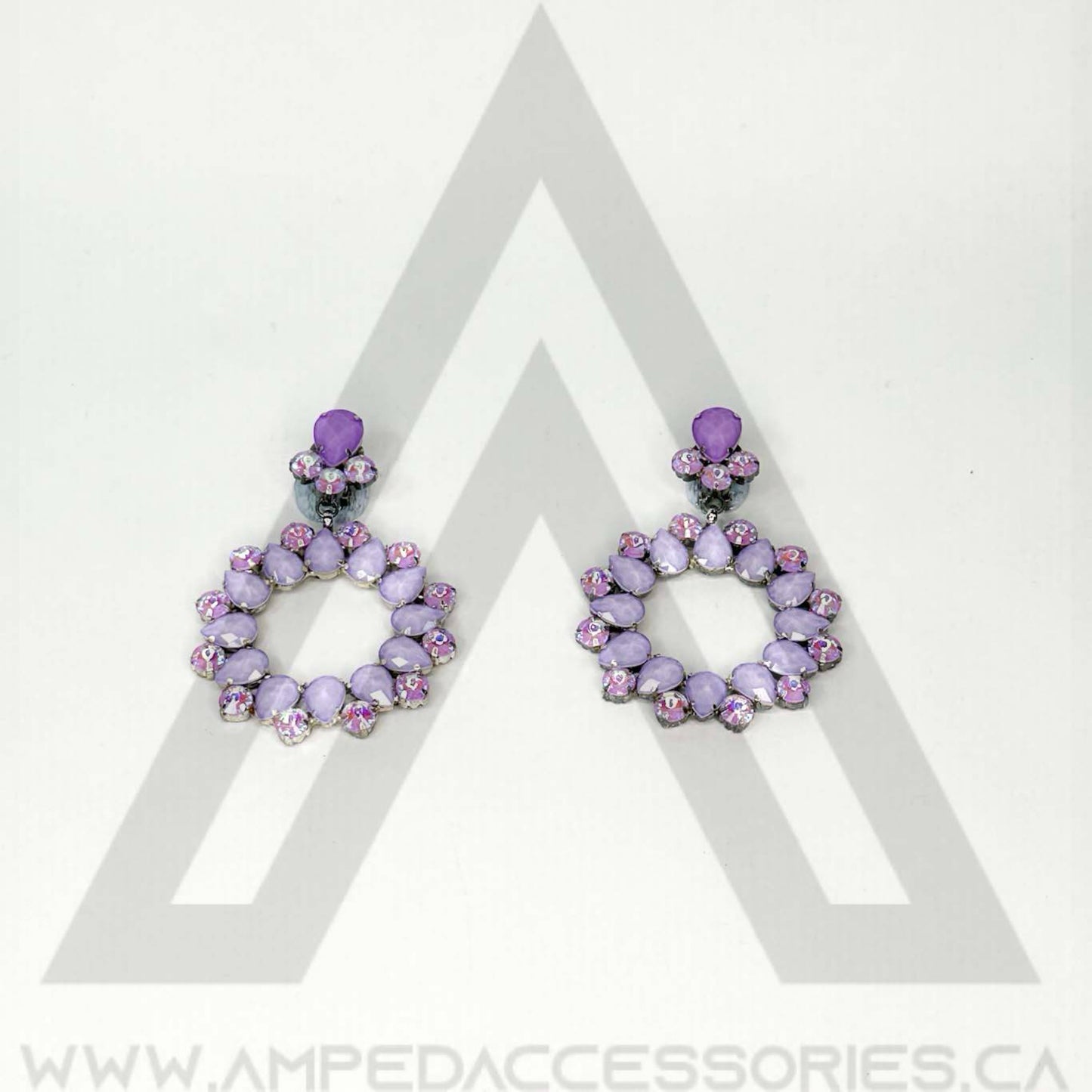 Purple Earrings
