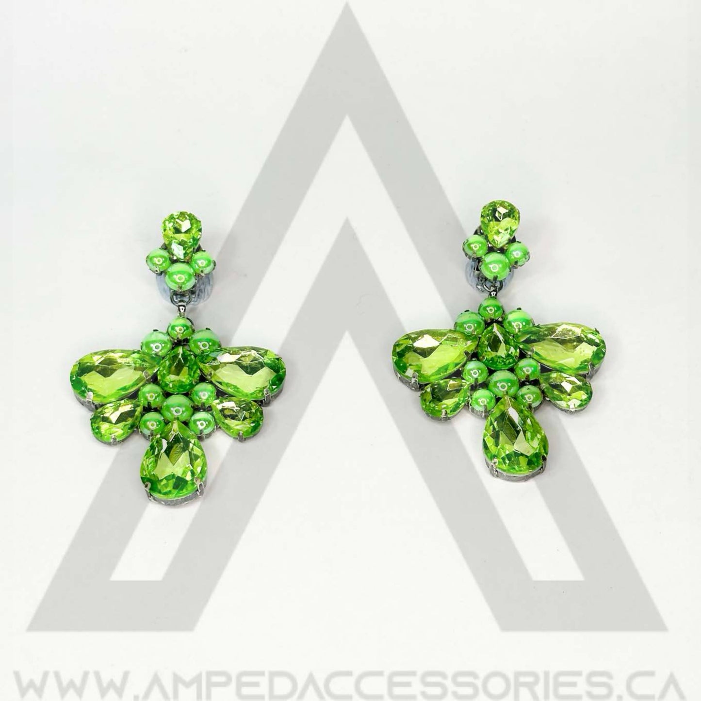 Lime & Neon Green Earrings