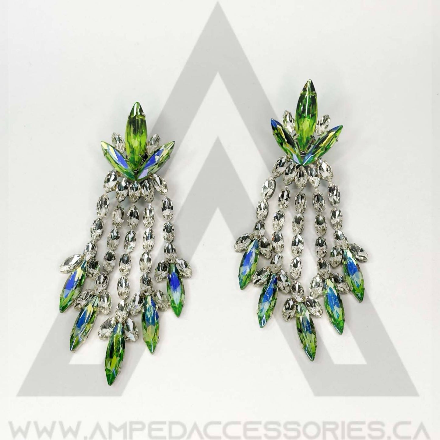 Peridot Green Earrings