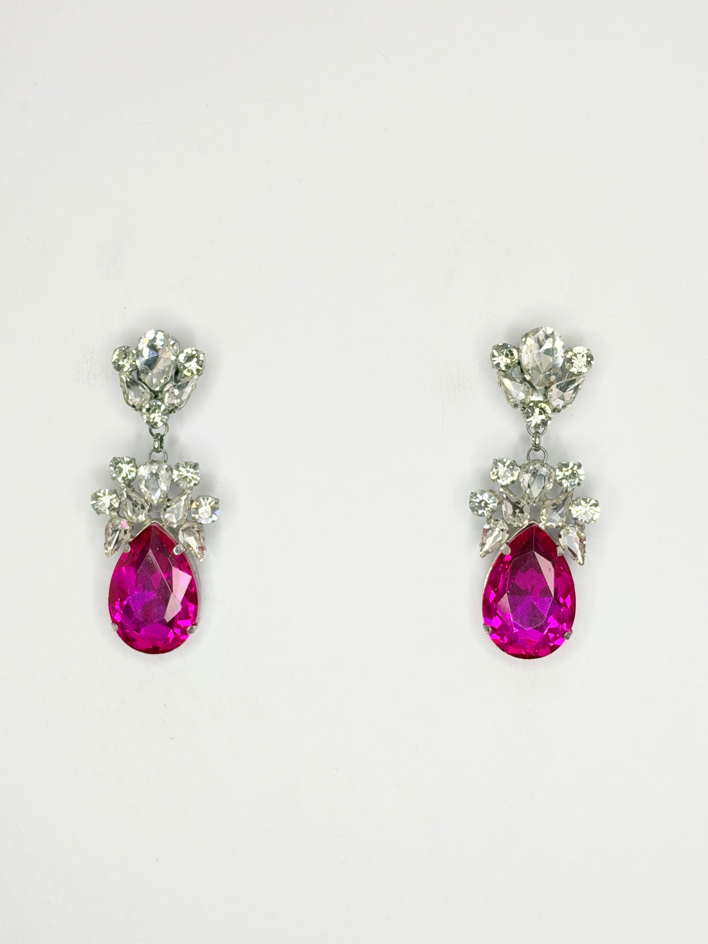 NEW Large Stone Cocktail Earrings (Multiple Colors Available)