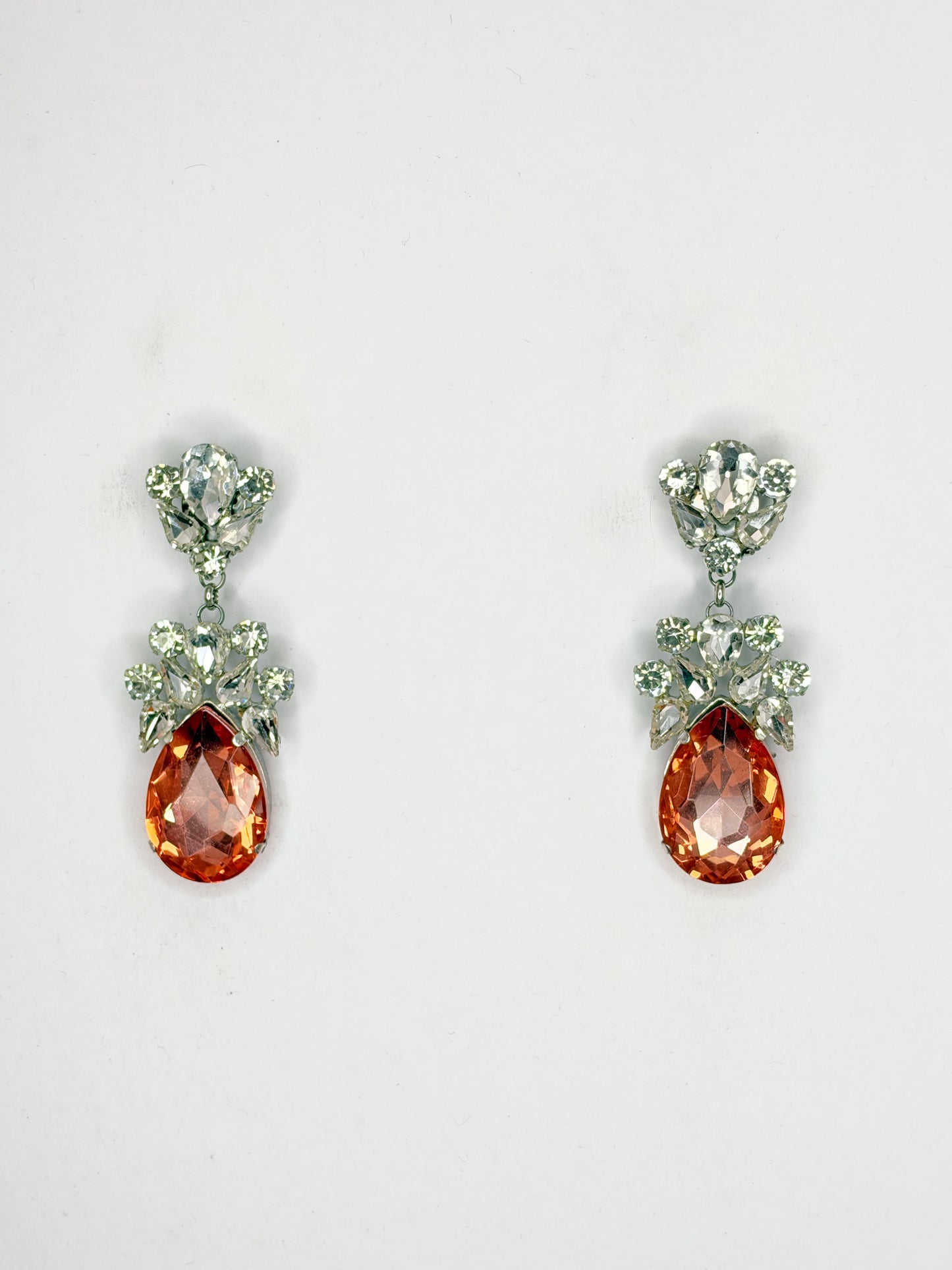 NEW Large Stone Cocktail Earrings (Multiple Colors Available)