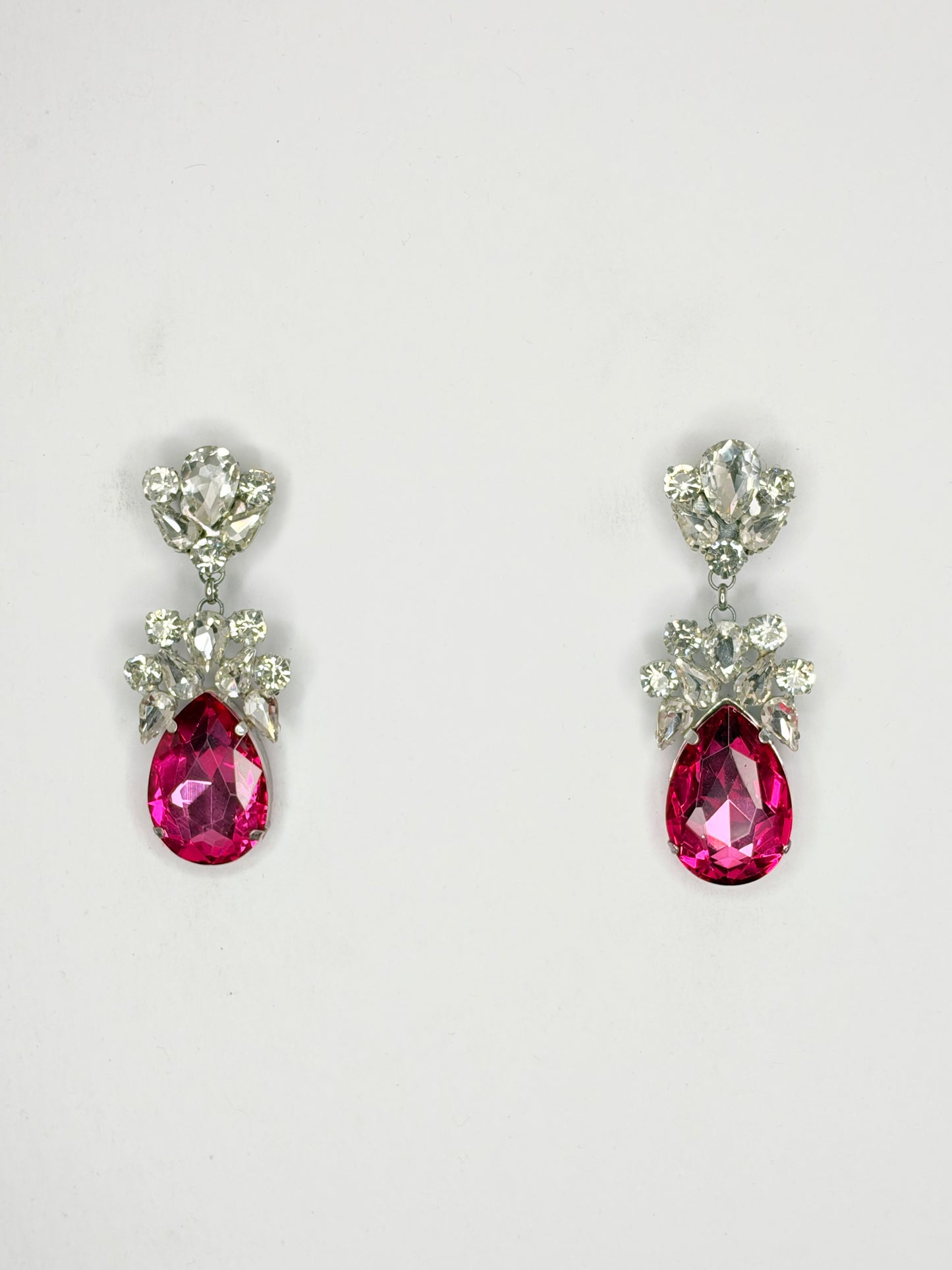 NEW Large Stone Cocktail Earrings (Multiple Colors Available)