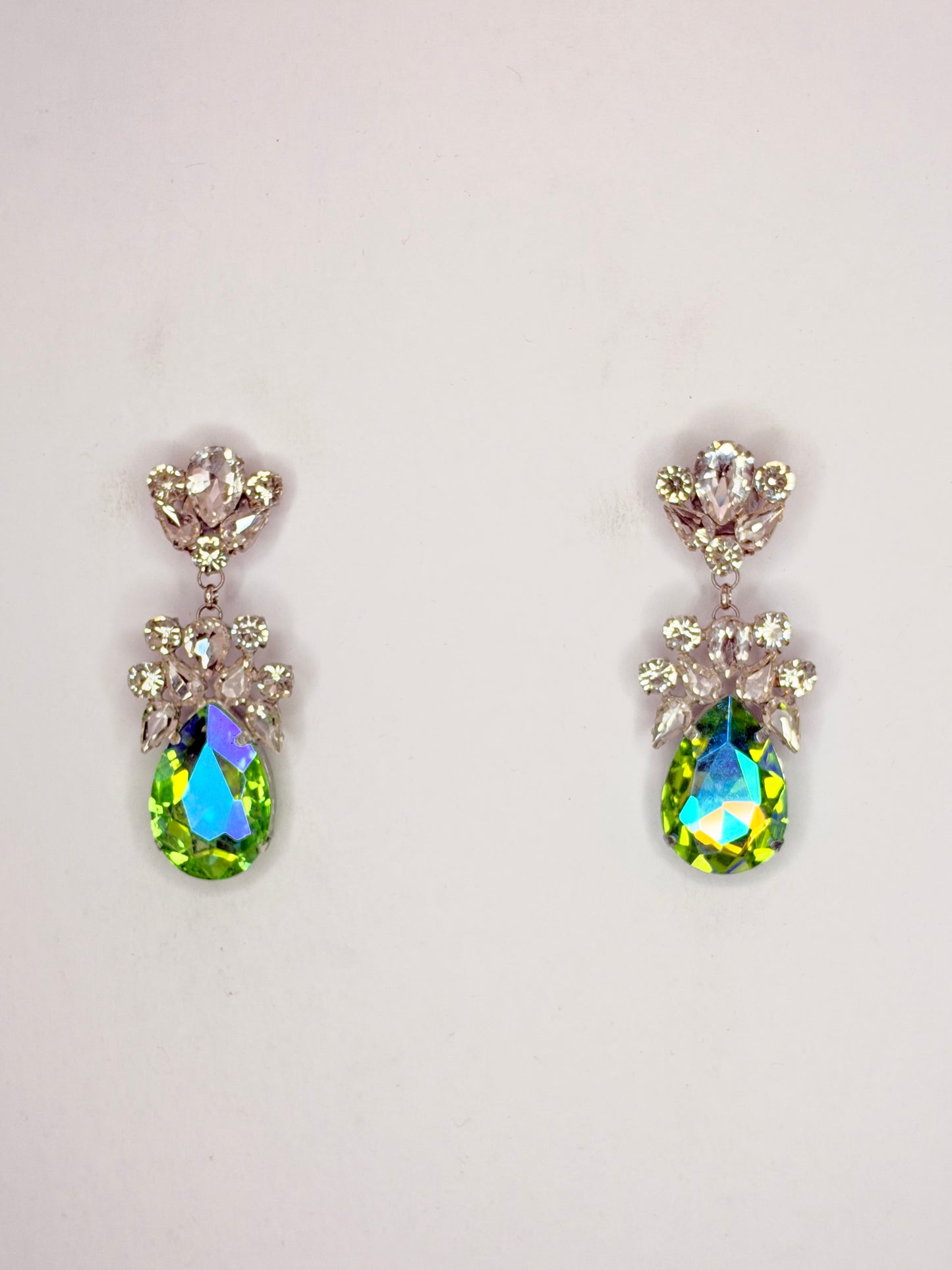 NEW Large Stone Cocktail Earrings (Multiple Colors Available)