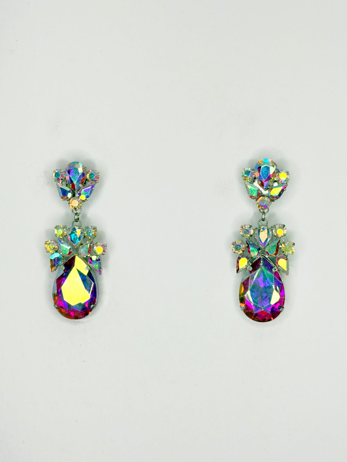 NEW Large Stone Cocktail Earrings (Multiple Colors Available)