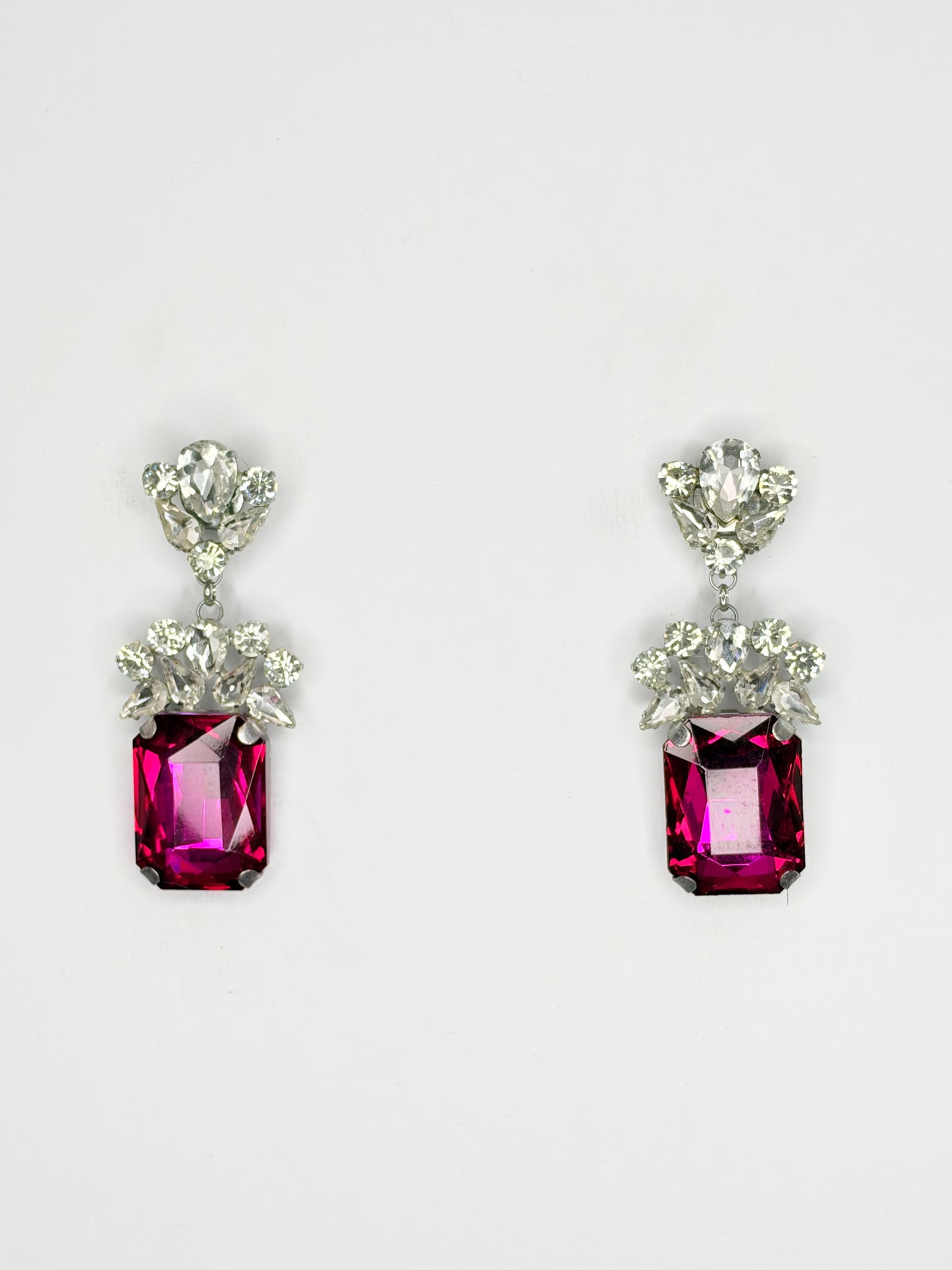 NEW Large Stone Cocktail Earrings (Multiple Colors Available)