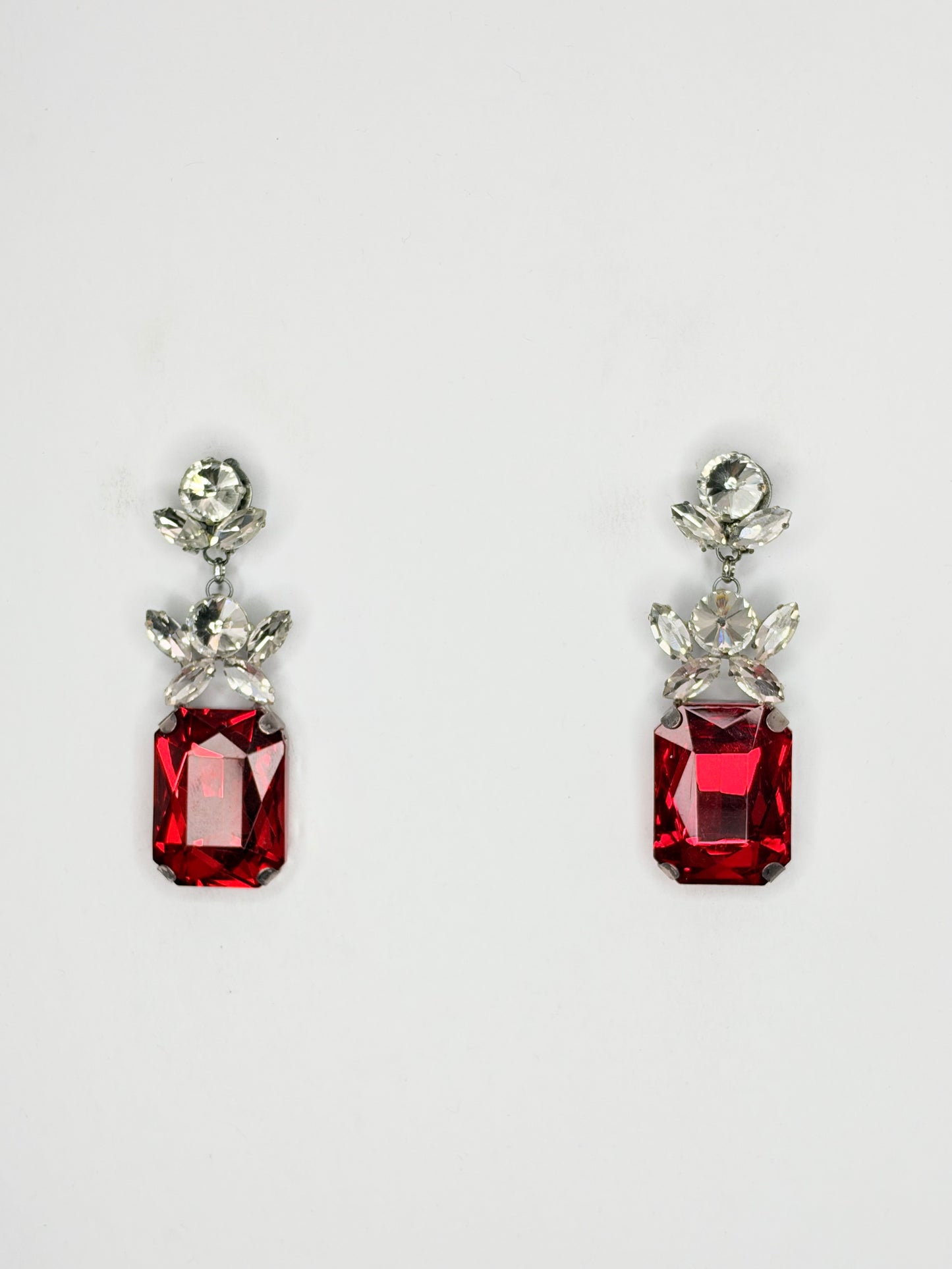 NEW Large Stone Cocktail Earrings (Multiple Colors Available)