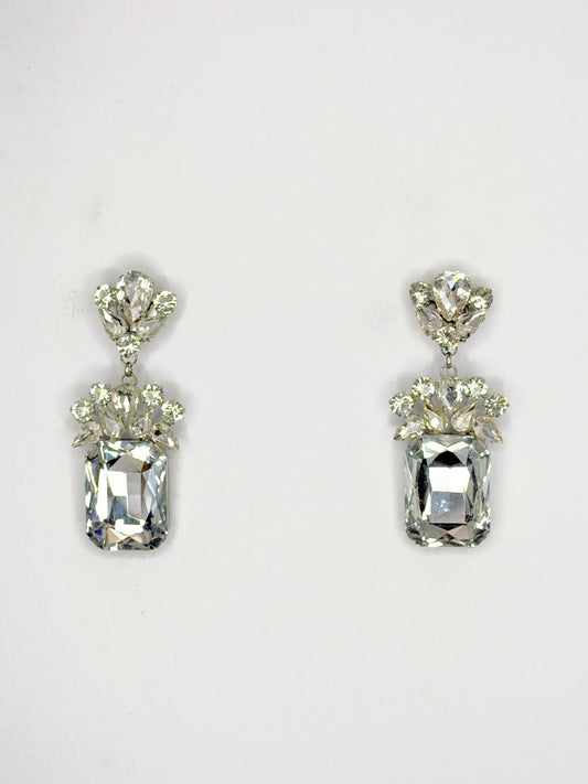 NEW Large Stone Cocktail Earrings (Multiple Colors Available)