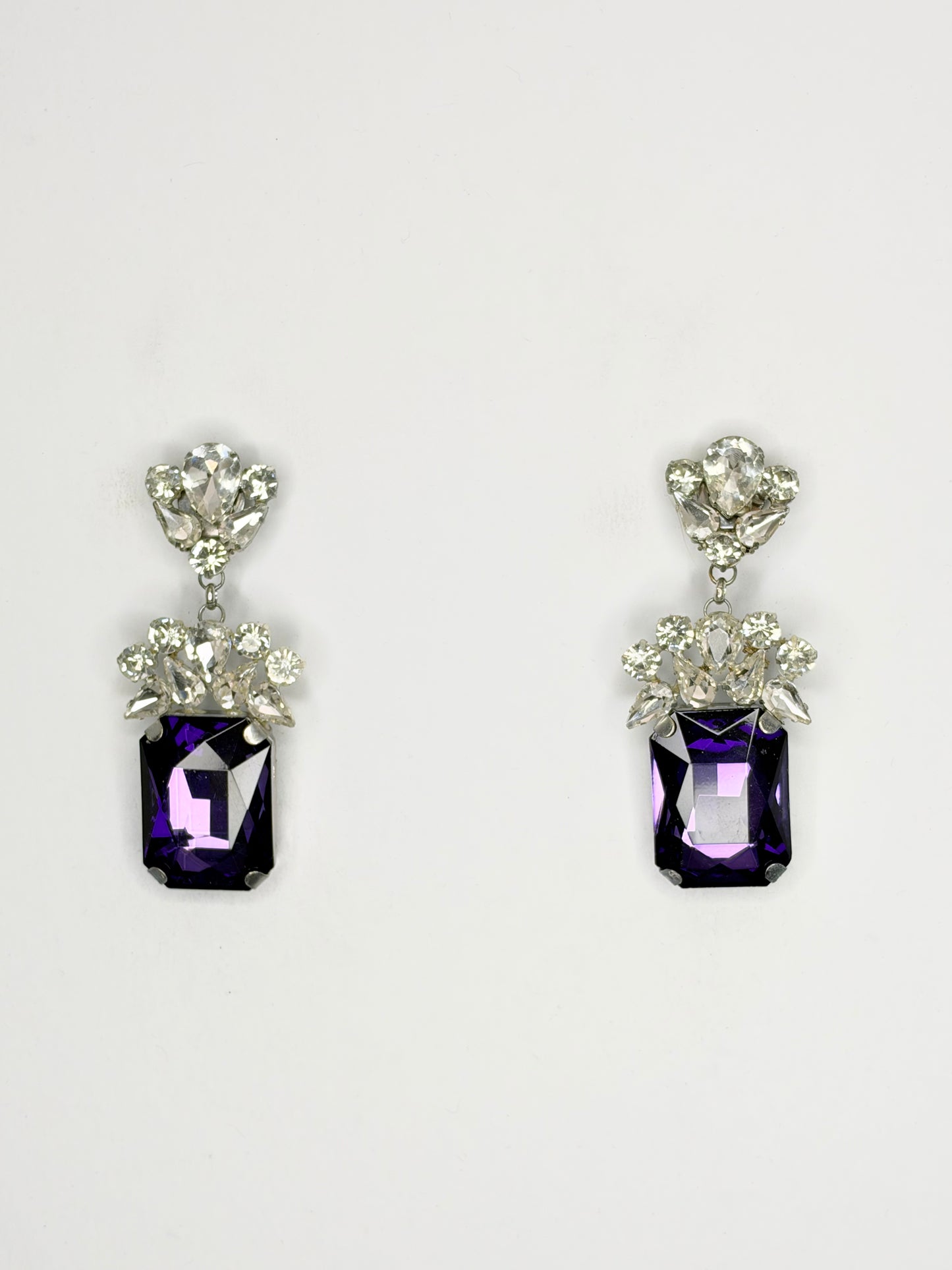 NEW Large Stone Cocktail Earrings (Multiple Colors Available)
