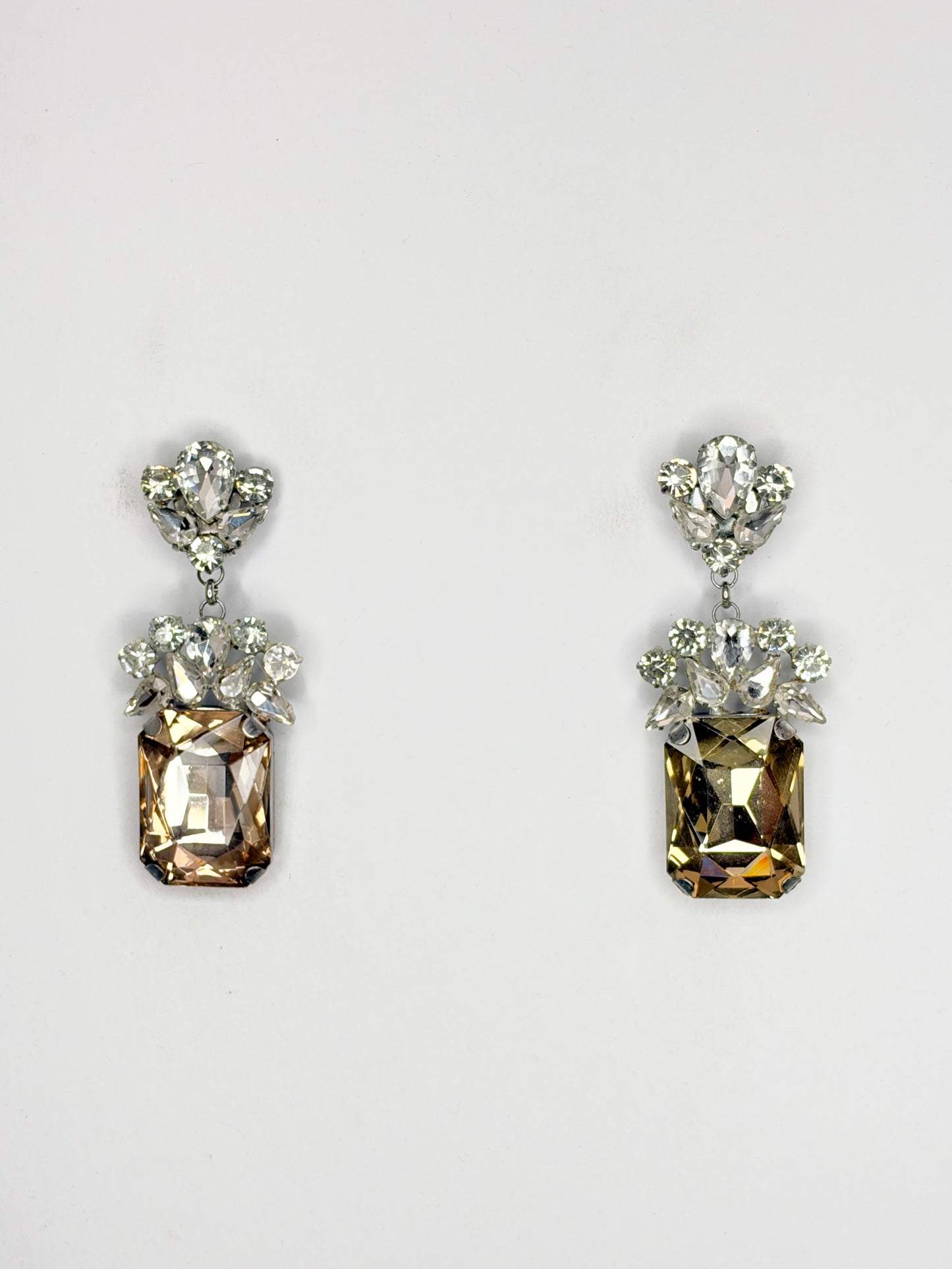 NEW Large Stone Cocktail Earrings (Multiple Colors Available)